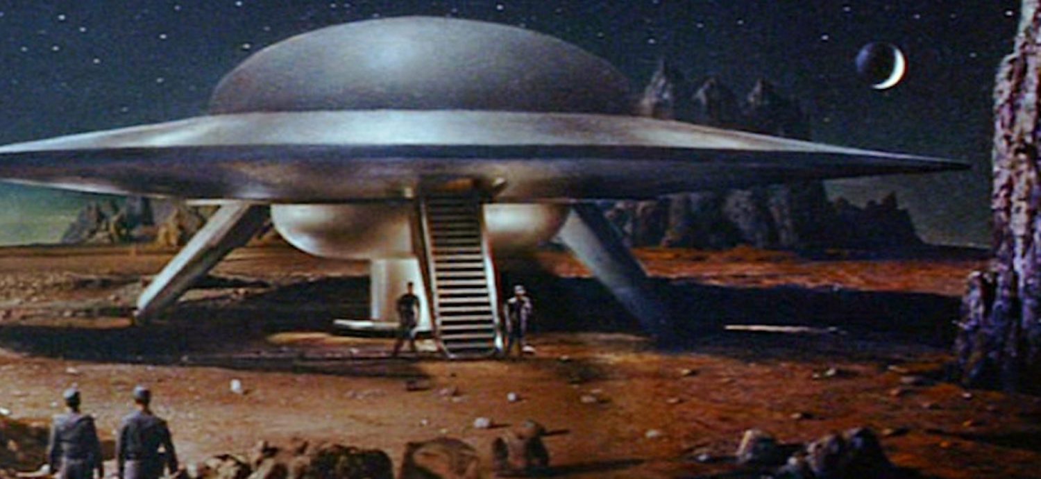 Bilde fra filmen Forbidden planet: UFO